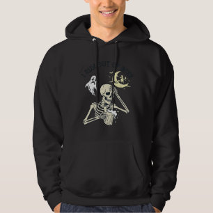 Moletom Esqueleto de cerveja acabada fantasma da lua Hallo