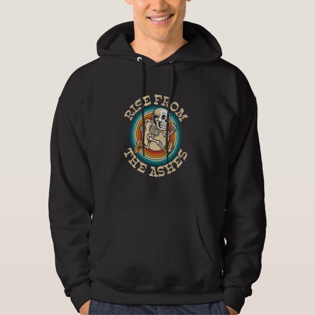 Moletom Esqueleto de Execução Retroativa - Executar Corrid (Frente)