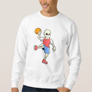 Moletom Esqueleto no jogador de Andebol com Handball