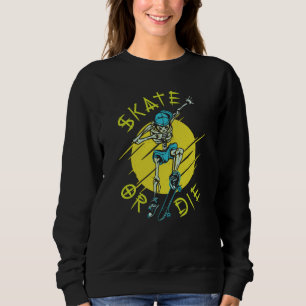 Moletom Esqueleto Skatista Morra de Skate ou Morra