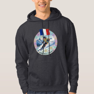 Moletom Esqui Chamonix, França, Homem Esquiador