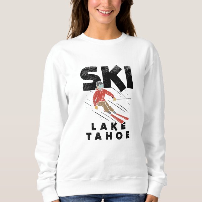 Moletom Esqui - Lago Ski Tahoe (Frente)