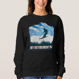 Moletom Esqui Monta Meu Plano De Reforma Skier Winter S