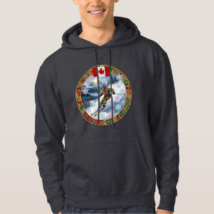 Moletom Esqui Revelstoke Mountain, Canadá, Homem Esquiador