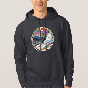 Moletom Esqui Whistler Blackcomb, Canadá, Homem Esquiador