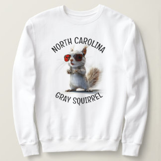 Moletom Esquilo Cinza da Carolina do Norte