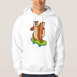 Moletom Esquilo como Patinador com skate