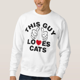 MOLETOM ESSA CARA ADORA GATOS
