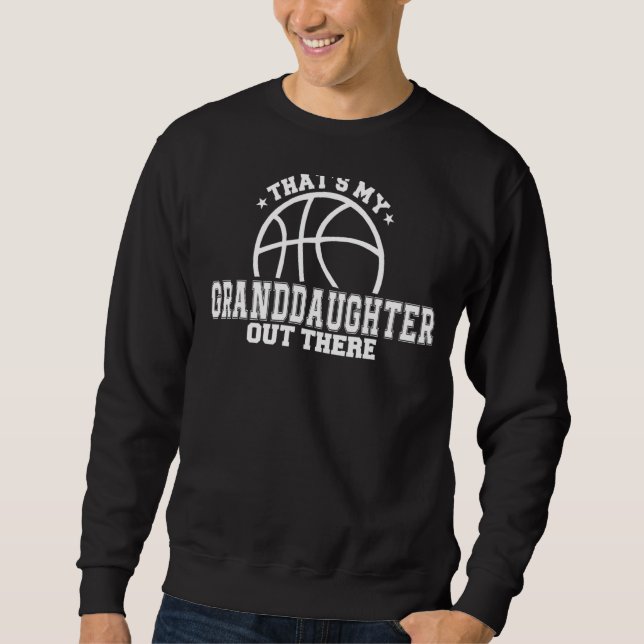 Moletom Essa é minha neta lá fora, basquete (Frente)