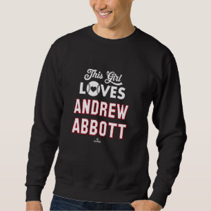 Moletom Essa Garota Ama Andrew Abbott Cincinnati Baseball