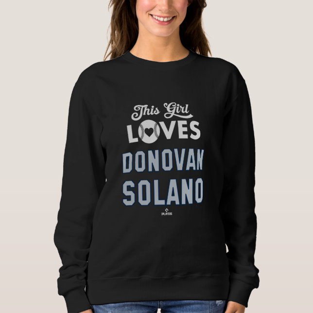 Moletom Essa Garota Ama Donovan Solano Seattle Baseball ML (Frente)