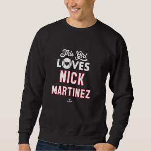Moletom Essa Garota Ama Nick Martinez Cincinnati Baseball