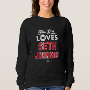 Moletom Essa garota ama Seth Johnson Philadelphia Baseball