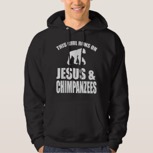 Moletom Essa Garota Funciona Com Jesus E Chimpanzés