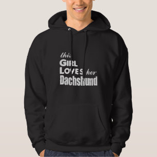 Moletom Essa Menina Ama Seu Dachshund