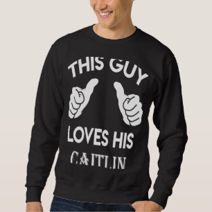 Moletom Esta cara ama seu coração namorados de CAITLIN