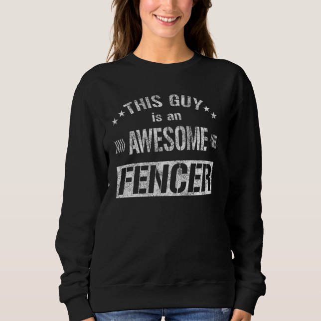 Moletom Esta Cara É Um Incrível Fencer Que Esgrima Pul (Frente)