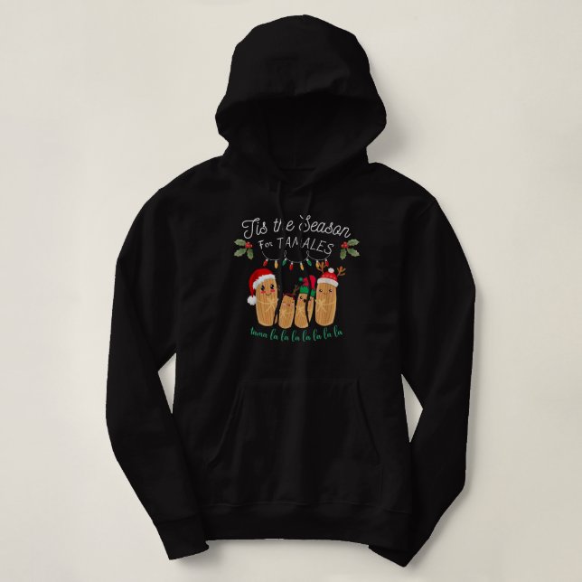 Moletom Esta É A Época Do Natal Mexicano Tamales (Frente do Design)