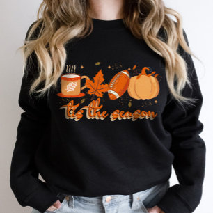 Moletom Esta é a estação de futebol do Pumpkin Fall Sweats