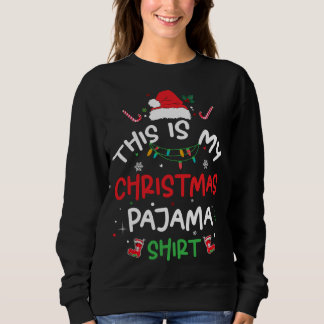 Moletom Esta É A Minha Família Pajama De Natal