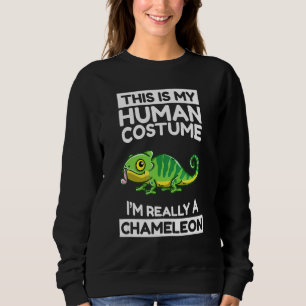 Moletom Esta é a minha fantasia humana. Sou mesmo um camal