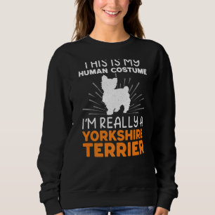 Moletom Esta é a minha fantasia humana. Sou mesmo um Yorks