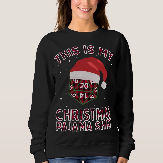 Moletom Esta É A Minha Função De Jogo De Conselho De Natal (Frente)