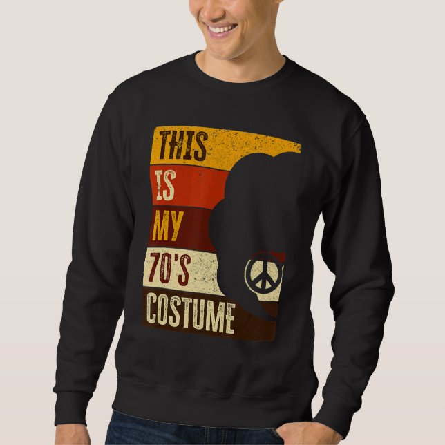 Moletom Esta é a minha roupa de 70 e 70 para mulheres dos  (Frente)
