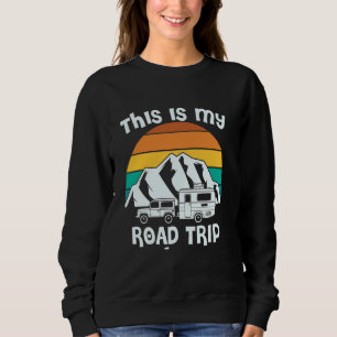 Moletom Esta É A Minha Viagem De Estrada Camp Engraçado Vi