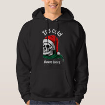 Está frio aqui embaixo capuz