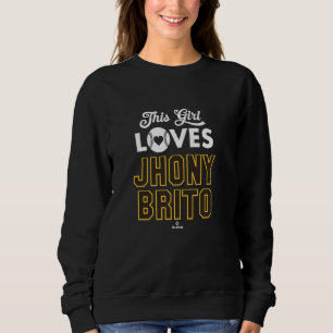 Moletom Esta Garota Ama Jhony Brito San Diego Baseball MLB