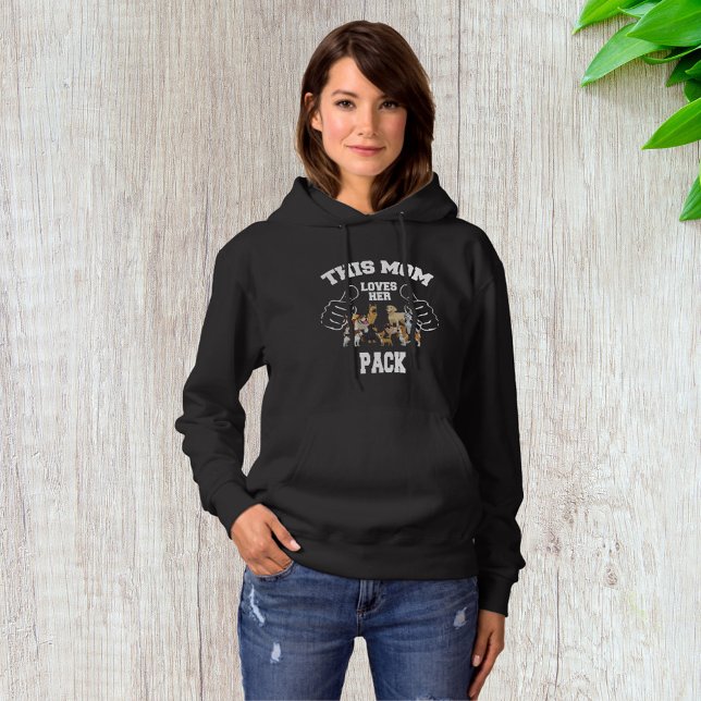 Moletom Esta Mãe Adora A Embalagem De Hoodie (Criador carregado)