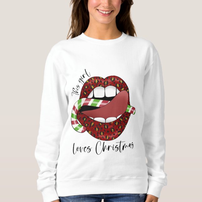 Moletom Esta Menina Adora o Natal (Frente)