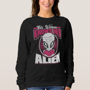 Moletom Esta Mulher Conhece Os Aliens Dela Extraterrestre