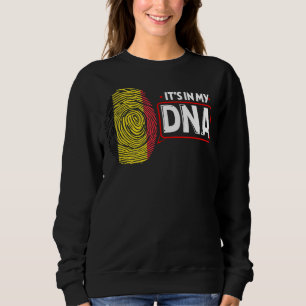 Moletom Está no meu DNA Bandeira Belga Patriótica Belga