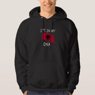 Moletom Está no meu DNA Bandeira da Albânia Raízes Albanes