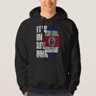 Moletom Está no meu Dna Costa Rica Bandeira Costa Rica