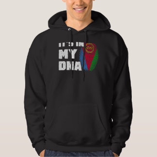 Moletom Está no meu DNA, eritreia, sinalizador, mulheres.