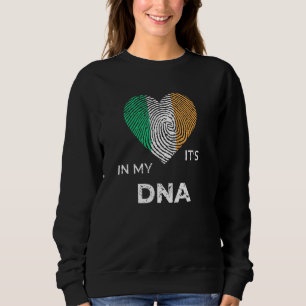 Moletom Está No Meu Dna Irish Flag Nacionalidade Da Irland