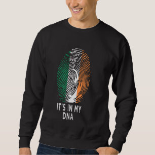 Moletom Está No Meu Dna Irish Roots Ireland Flag