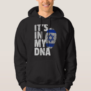 Moletom ESTÁ NO MEU DNA Israel Bandeira do Orgulho Naciona