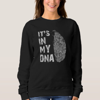 Moletom Está no meu DNA Sri Lanka Map de Impressão Digital
