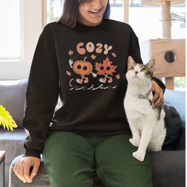 Moletom Estação Retro Fall Cozy (Retro Fall Cozy Season Sweatshirt)