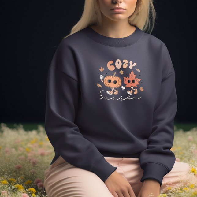 Moletom Estação Retro Fall Cozy (Retro Fall Cozy Season Sweatshirt)