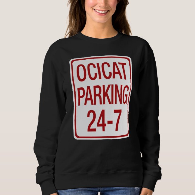 Moletom Estacionamento de Ocicat (Frente)