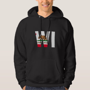 Moletom Estado da Califórnia Flag Wisconsin WI Cities e S