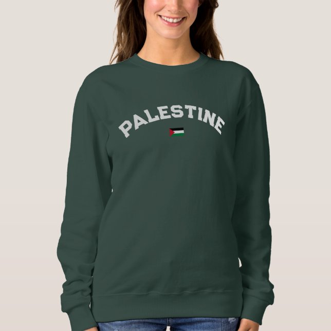 Moletom Estado da Palestina Universidade da Varsity Styl (Frente)