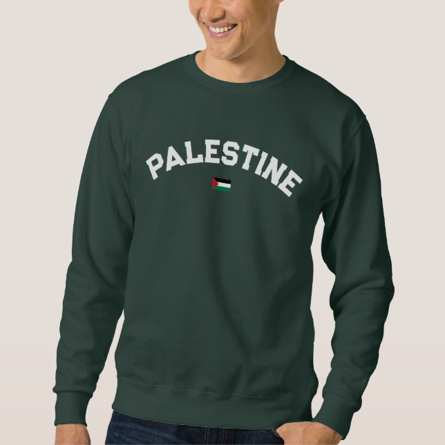 Moletom Estado da Palestina Universidade da Varsity Styl (Frente)