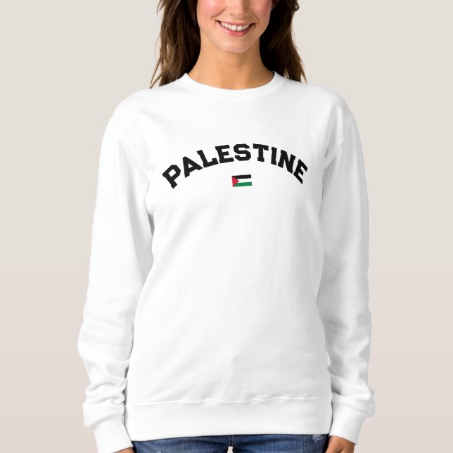 Moletom Estado da Palestina Universidade da Varsity Styl (Frente)
