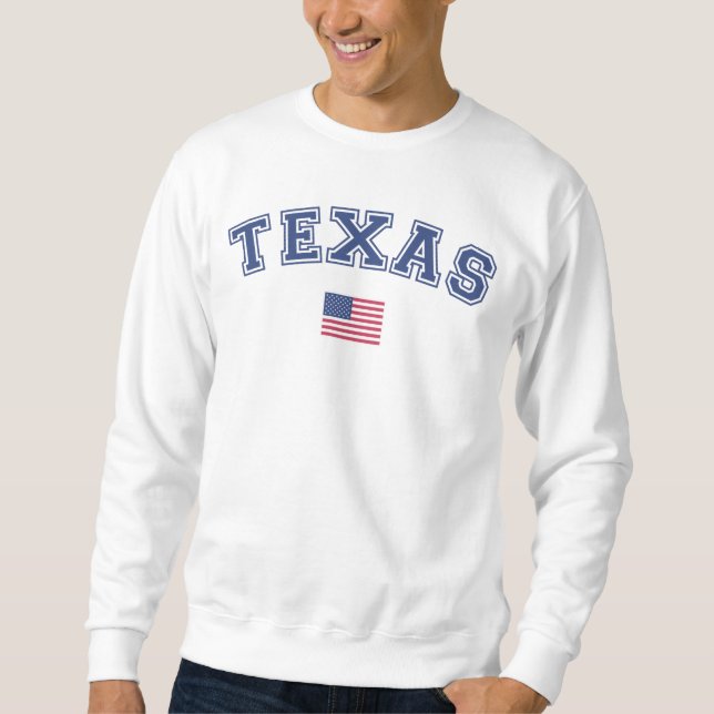 Moletom Estado do Texas USA Flag (Frente)